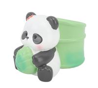 Jxngery Panda Bamboo Porta Penna graziosa forma di grande capacità Resina Multipurpo Pencil Pencil Porta per ufficio della scuola domestica