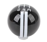 Jxngery Pomello del cambio manuale a 5 velocità con sfera tonda con 3 adattatori per 1967-2018 (Nero Bianco)