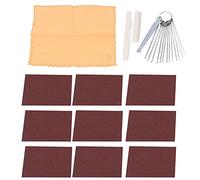 Jxngery Set di carta vetrata per lucidatura per chitarra durevole kit di manutenzione della sella anti -noci per bassi elettrici acustici ukulele