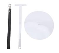 Jxngery Supporto per filato da polso Cinturino in gomma acrilica Rotazione di 360 gradi Supporto per sfera portatile per filato da polso per viaggi all'aperto (Bianca)