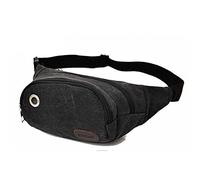 Jxth Marsupio Militare da Donna, Marsupio Resistente per Escursionismo, Arrampicata all'aperto, Marsupio Regolabile e Leggero Nero