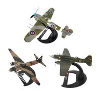 JXYAQTSOF 1:72 Scala 1:144 Per Il Modello Di Raccolta Visualizzazione Statica Miniatura Del Modello Elicottero Bombardiere IL-4 Sovietico(Three)