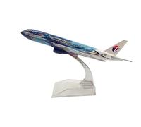 JXYAQTSOF Diecast In Scala 1:400 Per La Malaysia Airlines Boeing 777 Modello Di Replica Di Aereo In Lega Metallica, Regalo Giocattolo