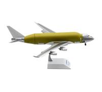 JXYAQTSOF Modellino Da Collezione In Metallo, Scala 1:200, Per Boeing bare Metal B747-400LCF Modello Jet N7478C, Ribalta Abbassata