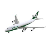 JXYAQTSOF Modello Da Collezione In Scala 1:200 Per Il Modello Di Aereo In Metallo Pressofuso Boeing B747-400 Di EVA Air B-16411 Con Etichette Aeronautiche