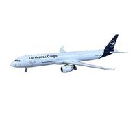 JXYAQTSOF Modello Di Aereo Da Collezione In Scala 1/400 Per Il Modello Di Aereo Da Carico Tedesco A321-200P2F D-AEUC Ornamenti Di Visualizzazione Statica