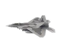 JXYAQTSOF Modello di aereo in metallo pressofuso in scala 1/100 per F 22 militare per modello aerei combattimento Lockheed Raptor F-22
