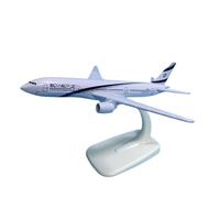JXYAQTSOF Modello Di Aereo Pressofuso Per La Collezione Di Ornamenti Statici Replica Di Aerei In Scala 1:400 In Metallo Boeing B777 Israeliano
