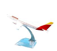 JXYAQTSOF Modello Di Aeroplano Giocattolo Per Bambini Pressofuso Per Il Modello Di Aeroplano In Metallo A330 Della Compagnia Aerea Spagnola Iberia Airlines Con Supporto 16CM