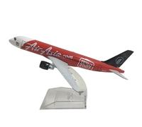 JXYAQTSOF Modello Di Aeroplano In Metallo Pressofuso 1:400 For Aereo AirAsia Tiger A320 SEMANOAT HARIMAU MUDA Modello Di Aereo(AirAsia 2007)