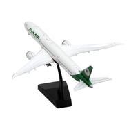 JXYAQTSOF Modello Prefabbricato In Scala 1:400 EVA Airways Dreamliner Boeing B787-10 Modello Di Aereo In Metallo B-17802 Flap Abbassati