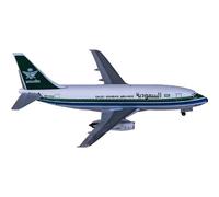 JXYAQTSOF Scala 1:400 per AC411048 Airlines Saudia 737-200 HZ-AGN Miniature in metallo pressofuso Aviacion Modello di aereo