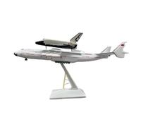 JXYAQTSOF Scala 1/400 per Space Shuttle Storm Antonov AN225 Fonde sotto pressione Modello di aereo da collezione Modello in metallo Aereo