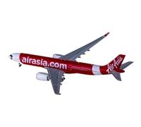 JXYAQTSOF Scala 1:400 XX4211 per AirAsia Airlines A330-900neo HS-XJB Fonde sotto pressione Modello di aereo Modello in miniatura in metallo Aereo