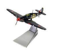 JXYAQTSOF Scala 1/72 Per AA27608 British Hurricane Fighter Modello Militare Di Aereo Ian Richard Modello Da Collezione Finito In Lega