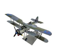 JXYAQTSOF Scala 1:72 Per Il Modello Caccia Biplano Britannico Che Affonda Il Modello Di Aereo Da Collezione Militare Rifinito Lega Bismarck