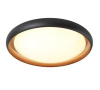 JXYDJH Moderno Semi Flush Mount Illuminazione Nero Plafoniera Led Circle Plafoniere Corridoio Cucina Illuminazione 17.7 Pollici Apparecchio di Illuminazione Moderna Parete/Soffitto per Portico Camera