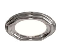 JXYDJH Plafoniera Moderna Argento 20", Lampada A LED Dimmerabile Per Camera Letto, Illuminazione A Soffitto In Stile Rustico Americano, Plafoniera A Filo Per Soggiorno, Sala Da Pranzo, Cameretta