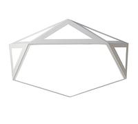 JXYDJH Plafoniera Moderna Minimalista, Illuminazione A Filo - Lampada Soffitto A LED Dimmerabile Con Design A Rombo Nero Per Soggiorno 24W 3000K Corridoio Ingresso Soffitto Decorazione Illuminazione
