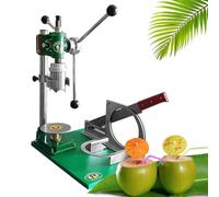 JXYQ Apri-Cocco Manuale, Macchina Verticale in Acciaio Inossidabile per Uso Domestico e Commerciale, Dispositivo Portatile a Maniglia Singola per l'apertura del Foro nel Cocco.