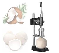 JXYQ Apri-Cocco Professionale, Apri-Cocco Manuale, Apri-Cocco Verticale Regolabile con Leva Manuale per Risparmiare Fatica, Apri-Cocco a Pressione Manuale (Nero)