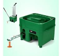 JXYQ Distributore Automatico di Palline da Golf, Macchina per Tee up con Supporto Regolabile, 6 alloggiamenti per Mazze, capacità 35-40 Palline per l'apprendimento del Golf