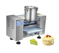 JXYQ Macchina per Torte Mille Crepe - Macchina Automatica per Mille Strati di Pasta frolla con Temperatura Regolabile da 150 a 200℃ per panetterie e caffetterie