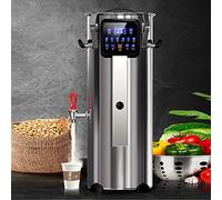 JXYQ Machine à Lait de SOJA Commerciale, Machine automatique de broyage et de séparation Par chauffage du Lait de SOJA, pour Les commerces de Petit-déjeuner (11 L)