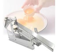 JXYQ Machine de Filtration des œufs liquides, séparateur de protéines de Jaune d'œuf de poulet Commercial, Hauteur et écartement de séparation réglables. pour boulangerie, Restaurant