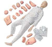JXYQ Manichino per addestramento alla RCP, simulatore di Modello anatomico Umano a Corpo Intero per la Formazione Infermieristica e l'assistenza ai pazienti, Ideale per Studenti e Insegnanti