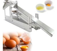 JXYQ Séparateur de protéines de Jaune d'œuf de poulet industriel, Machine à séparer Les œufs en Acier inoxydable 304, Hauteur et écartement de séparation réglables, capacité de 500 à 800 œufs/heure.