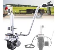 JXYQ Spostatore per rimorchi per Barche, Ruota di Supporto per rimorchi motorizzata da 5000 libbre, Motore da 350 W e 12 V, Altezza del Morsetto Regolabile da 12,6 a 16,5 Pollici