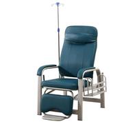 JXYQZD Sedie per Sala D'attesa e Reception, Poltrona per Infusione Reclinabile e Regolabile con Asta Portaflebo, per Pazienti in Ambito Clinico e Domiciliare(Green)