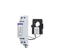 JXZDH Contatore di energia SDM120CT-MV+TU24 100A/0,1 V CT, 1 Fase 2 Fili, 230 V, RS485 Modbus, Misura kwh, kvarh Hz, contatore di energia su Guida DIN, Mid