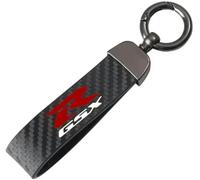 JXZQQBMD Cuoio Moto portachiavi Ferro di Cavallo Fibbia Gioielli Per S-uzuki Gsxr 600 GSX-R 750 GSXR600 GSX R 750 1000