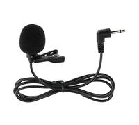 JY-515 Microfono a clip con jack da 3,5 mm, microfono lavalier unidirezionale per discorso vocale vocale danza sport, braccio rotante a 360°, registrazione a mani libere
