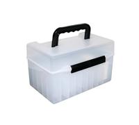 JYARZ Cassetta da Pesca Valigetta Pesca Cassetta Portautensili Multifunzionale for La Pesca con Foro di Drenaggio sul Fondo, Contenitore, Contenitore for Esche ValigettaAttrezzi(White)