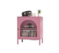 JYARZ Comodino In Ferro Battuto, Moderno E Nordico, Divano, Contenitore(Pink)