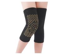 JYARZ Ginocchiera Palestra Ginocchiere A Compressione Calda Elastica Da Uomo Donna For Gli Sport Di Danza E Pallavolo Tutore Ginocchio Sportiva(Black-Short,Large)