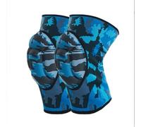 JYARZ Ginocchiera Palestra Un Paio Di Ginocchiere A Compressione Sportiva Da Uomo E Donna For Basket, Pallavolo, Wrestling Tutore Ginocchio Sportiva(Blue,XL)