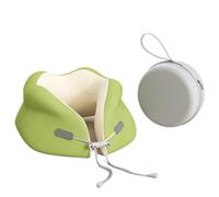 JYARZ Portatile Cuscino da Viaggio Cuscino Cervicale Regolabile A Forma di U Che può Essere Riposto Come Un Aeroplano da Viaggio Ufficio Casa Morbido(Pink)