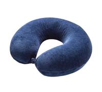 JYARZ Portatile Cuscino da Viaggio Cuscino da Viaggio in Lattice, Cuscini in Cotone, per Il Collo, in Aereo Ufficio Casa Morbido(Blue)