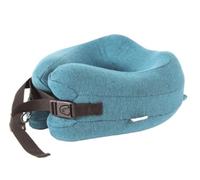 JYARZ Portatile Cuscino Da Viaggio Cuscino Da Viaggio In Memory Foam, In Cotone Regolabile, Pieghevole Per Aereo E Auto Ufficio Casa Morbido(Blue-A)