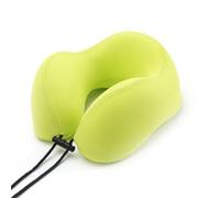 JYARZ Portatile Cuscino da Viaggio Cuscino da Viaggio in Memory Foam, in Tessuto di Nylon, Lavabile per Aereo Ufficio Casa Morbido(E)