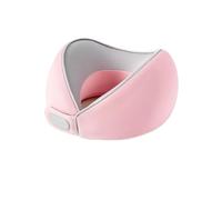 JYARZ Portatile Cuscino da Viaggio Cuscino da Viaggio Pieghevole for Aereo, Portatile, for Viaggi All'aperto Ufficio Casa Morbido(Pink)