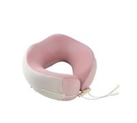 JYARZ Portatile Cuscino da Viaggio Cuscino Pieghevole A Forma di U for Viaggio in Aereo, Supporto for Il Collo Ufficio Casa Morbido(Pink)