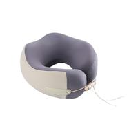 JYARZ Portatile Cuscino da Viaggio Cuscino Pieghevole A Forma di U for Viaggio in Aereo, Supporto for Il Collo Ufficio Casa Morbido(Grey)