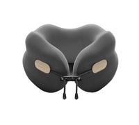 JYARZ Portatile Cuscino da Viaggio Il Cuscino A Forma di U può Essere Conservato Come Un da Viaggio in Aereo A Rimbalzo Lento Ufficio Casa Morbido(Grey)