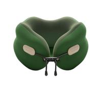 JYARZ Portatile Cuscino da Viaggio Il Cuscino A Forma di U può Essere Conservato Come Un da Viaggio in Aereo A Rimbalzo Lento Ufficio Casa Morbido(Grün)