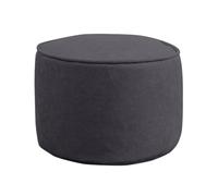 JYARZ Pouf Salvaspazio Poggiapiedi Rotondo Rimovibile E Lavabile, 1 Pezzo Sgabello Moderno(Black)